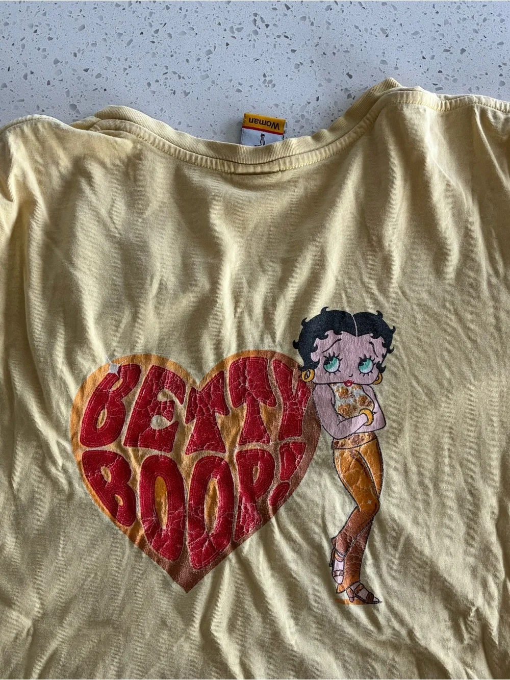 A1 - WOMENS VINTAGE 00s BETTY BOOP Y2K 2002 YOU GO GIRL T SHIRT